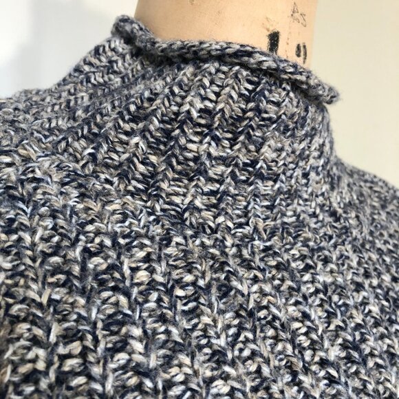 Roots long cotton & wool blend sweater - Picture 7 of 14